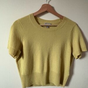 J. Crew Yellow Crew Neck Sweater